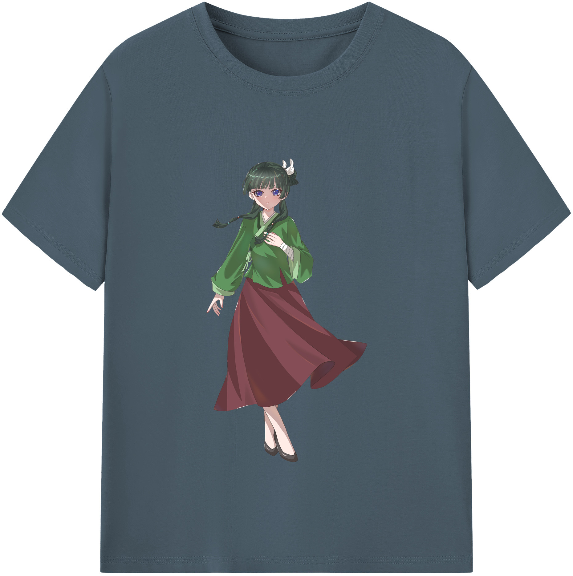 （画像用） 薬屋のひとりごと The Apothecary Diaries 綿100％半袖Tシャツ（フロントプリント）